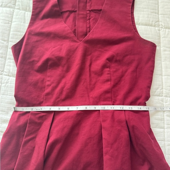 Gap burgundy winter chic sleeveless dress, size 8 - Picture 6 of 9